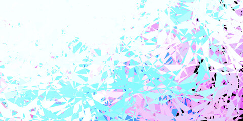 Light multicolor vector background with polygonal forms.