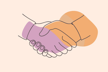 Vector Art set of 'Handshake'  