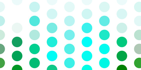 Light green vector layout with circle shapes.