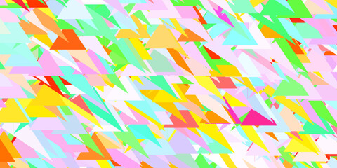 Light multicolor vector texture with random triangles.