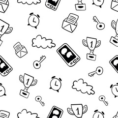 school, pattern, doodle, class
