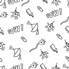 school, pattern, doodl, hand, class