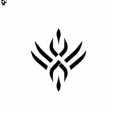 a minimalistic typographic logo for a soccer players' agency called Dynasty Sports Group, which also does public relations and video content production, on a white background
