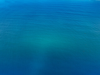 Aerial view of blue sea surface
