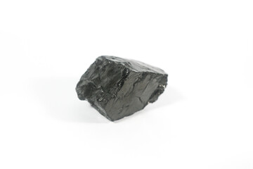coal on a white background. Isolated on white. Coal can be a fuel that is cheaper than others