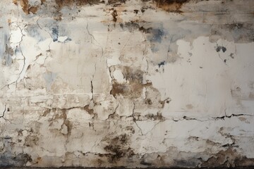 Texture, old white concrete wall with background painted closely, generative IA