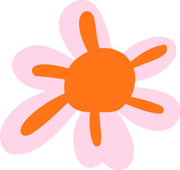 Abstract Flower Shape