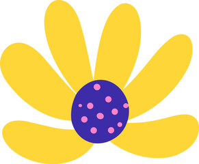 Abstract Flower Shape