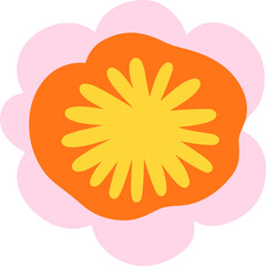 Abstract Flower Shape