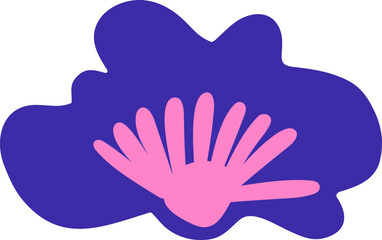 Abstract Flower Shape