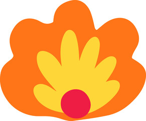 Abstract Flower Shape