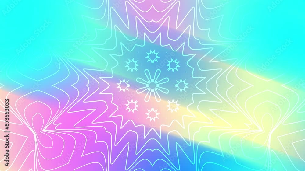 Aufkleber colorful background with white line pattern suitable for graphic design projects, website background