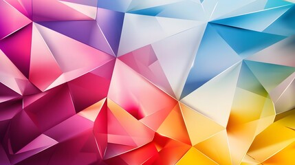 Fototapeta premium colorful 3d geometric background