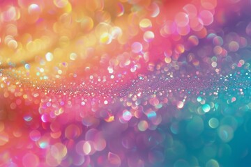 Abstract Rainbow Glitter Background