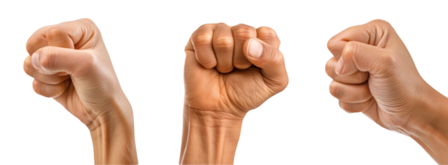 Different hand gesture sign symbol set Holding grabbing