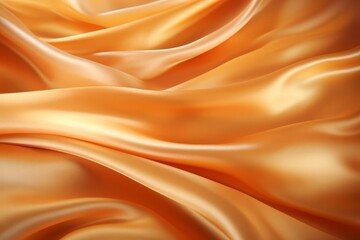 Obraz premium Luxurious Golden Satin Fabric with Elegant Folds