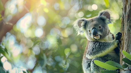 Fototapeta premium koala in a tree