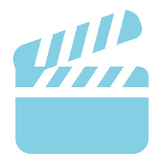 Fototapeta premium clapboard icon for illustration