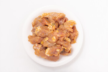 豚ももカットステーキ（焦がしにんにく）アメリカ産