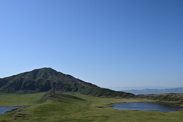 Great view of Kusa-senri, Aso, Kumamoto