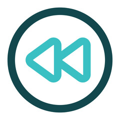 rewind icon for illustration