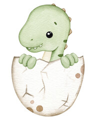 DINOSAURIOS BEBE ACUARELA TIERNOS 