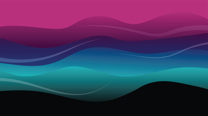 ocean and sunset abstract background