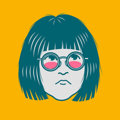 Character design avatar flat minimalist 122