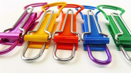 Colorful Binder Clips