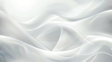 Obraz premium High-resolution abstract grey background poster with dynamic wavy lines soft gradient effects focus on technology network sleek and modern illustration 