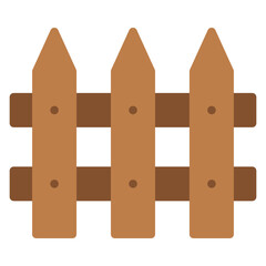 wooden fence icon 