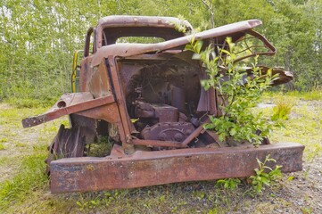 Rusty old truck.