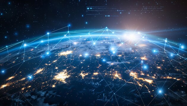 Boosting data transfer and communication worldwide with digital globe connectivity