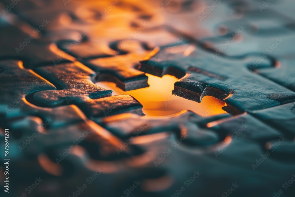 Poster enhanced jigsaw puzzle with generative ai, offering a captivating challenge and innovative twist
