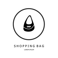 Logo vector design for business. Shopping bag logos.