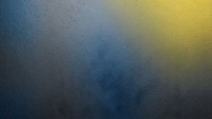 Obraz premium Gradient backgrounds that transition smoothly from grainy blue to dark blue and yellow, capturing the serene hues of twilight for a mystical and calming visual appeal.