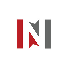 letter n logo design