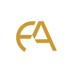 letter ea logo design