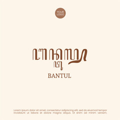 poster written in Bantul Javanese script