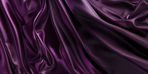 Abstract Purple Silk Drapery Background