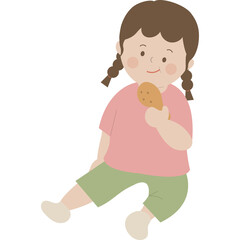 치킨 먹는 어린이