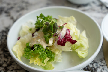 salad with cheese