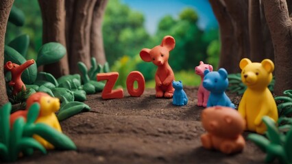 Whimsical claymation adventure of a lively day at the zoo with lovable animals