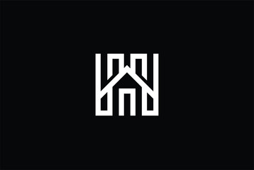 letter HH home door step modern elegant home decoration or home construction iconic logo, Cutlery house fork and spoon logo design, 