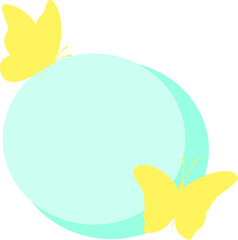 dot, blue dot mark, yellow butterfly team