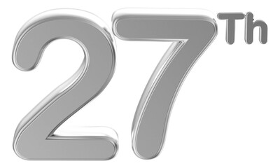 Anniversary Silver Number 27