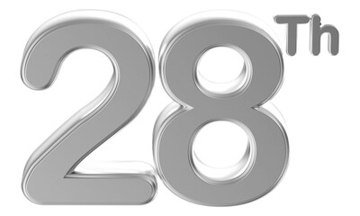 Anniversary Silver Number 28