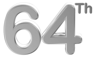 Anniversary Silver Number 64