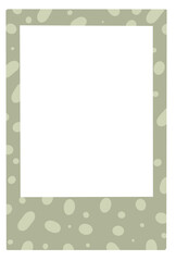 Polka Dots And Leaves Frame