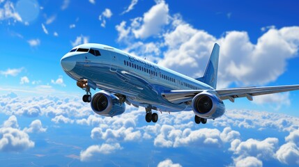 Fototapeta premium airplane in the sky